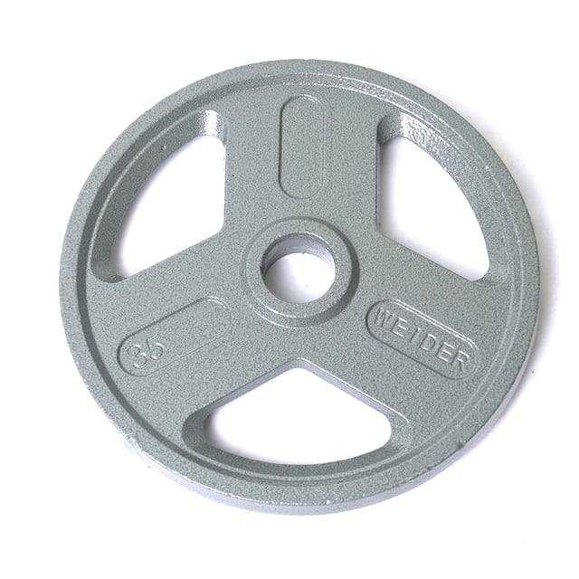 Weider 35 lb Cast Iron Olympic Weight Plate 2 Inch Powerlifting