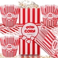 thumbnail image 1 of Bolsas de papel para palomitas de maíz de Poppy - 200 bolsas de 1 oz de grado de concesión Accesorios para máquinas de palomitas de maíz para barras de palomitas de maíz Concesiones de noches de cine, 1 of 7