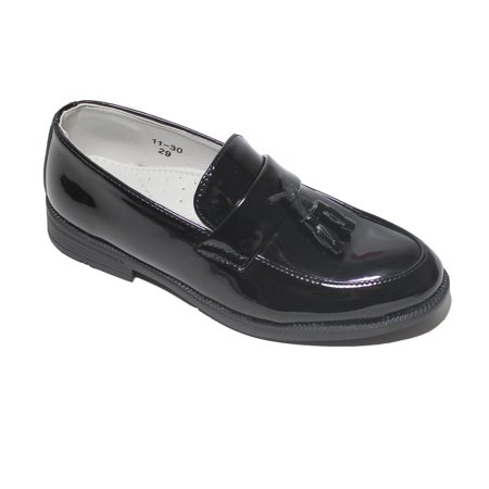 

Boys Girls Lacquer Fringe Loafers