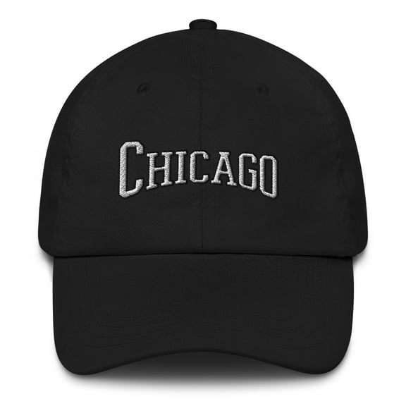 Chicago Dad Hat (Black)