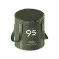 thumbnail image 1 of Destyer Foldable Foot Bath Bucket 36cm High For Comfortable Soaking Pink Foldable Ink green with lid, 1 of 6