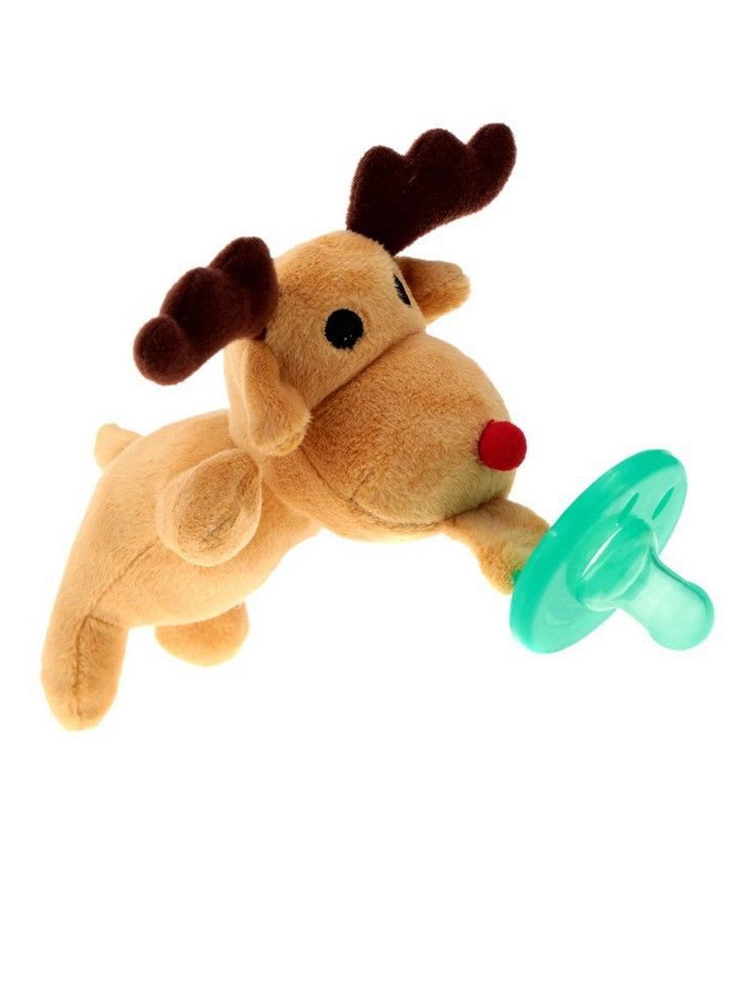 Citgeett Infant Cuddly Plush Animals Dummy Nipple Soother Silicone