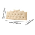 thumbnail image 2 of College Dorm Bed Bolster Pillow Long Rectangular, Headboard Backrest Support Cushion for Sitting in Bed, Soft Daybed Reading Pillow for Comfortable Support, 2 of 5