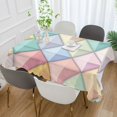 thumbnail image 2 of Yayeee Tablecloths 60" x 120" Rectangle Wrinkle Resistant Party Table Cover, Colorful Geometric, 2 of 8