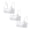 F-3 pack, variant on Super Soft Training Bra for Big Girls Wireless Cotton Lightly Padded Adjustable Straps Back Closure Smooth Edge Stretchy Comfort Breathable Youth 10-14 Years