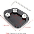 thumbnail image 3 of Red 1x Kickstand Side Stand Extension Enlarger Pad For Honda CBR250RR 17-2018, 3 of 5