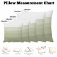 thumbnail image 5 of Throw Pillow Covers, Sage Green Striped Decorative Throw Pillow Covers 18x18 Inch, Modern Farmhouse Stripes Modern Art Elegant Square Linen Pillow Cases for Couch/Living Room/Sofa, 5 of 9