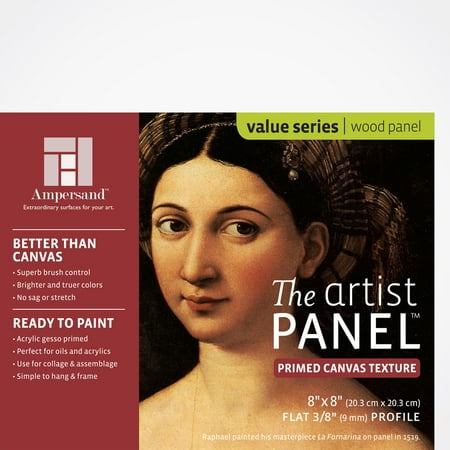 UPC: 0707310730886 | Ampersand Art Artist Panel  Canvas Texture  Uncradled  3/8  Profile  8  x 8