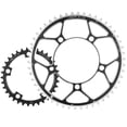 thumbnail image 1 of Soidarity Bielas de bicicleta de montaña de aleación, bielas de ciclo electrochapadas con estilo 110BCD, componentes reemplazables para ciclismo al aire Ciclismo 34T y 50T Soidarity OD021795-07, 1 of 6
