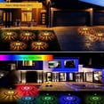 thumbnail image 4 of PEACNNG Solar Pathway Lights Color Changing 2 Pack, RGB Waterproof Solar Outdoor Lights, Bright LED Landscape Path Lighting Decoration for Walkway Yard Garden Lawn Patio, 4 of 5