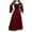 Red, variant on Jsaierl Renaissance Costume for Women Retro Medieval Elegant Goth Maxi Dresses Cosplay Party Steampunk Ball Gown Chemise Dress