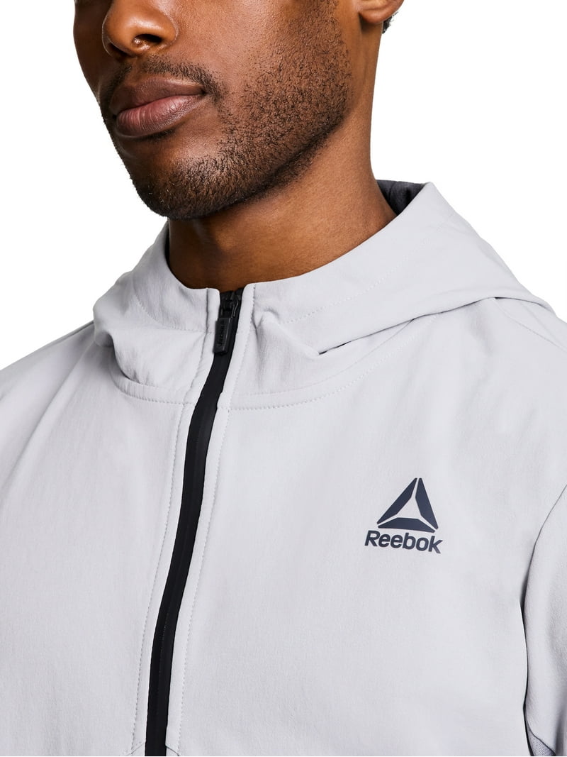 Reebok Men's and Big Men's Ascent Full Zip Woven Jacket, Sizes S