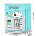 thumbnail image 3 of Cartoon Electronic ATM Password Piggy Bank Cash Coin Can Auto Scroll Paper Money Saving Box Gift for Kids The best holiday gift, 3 of 4