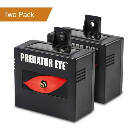 Aspectek l 4600sq ft l Predator Eye Nighttime Outdoor Solar Animal Repeller - 2 Pack, Waterproof, Repellent Predator Light Keeps Nocturnal Animals Away Such as Rat, Mouse, Cat, Bird,