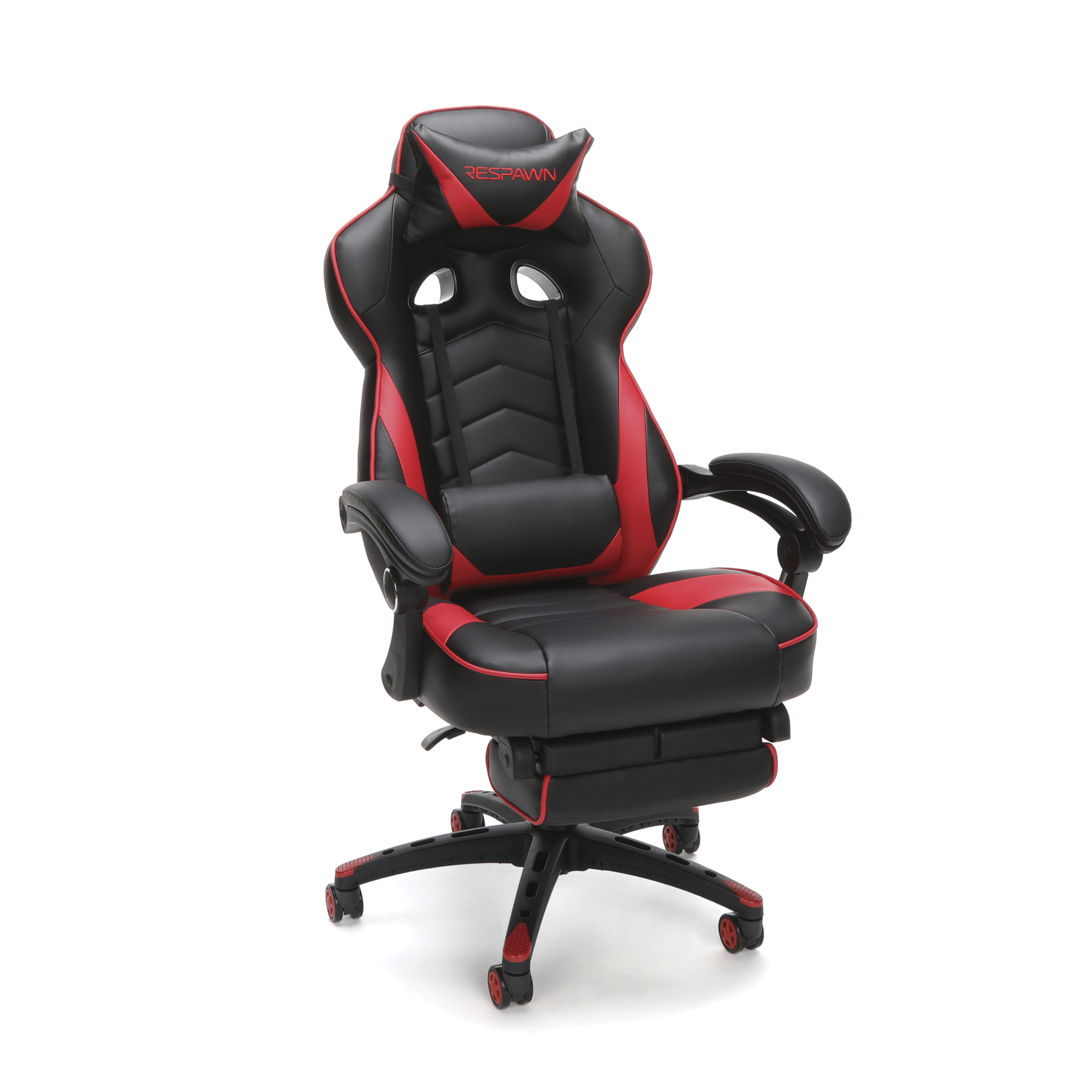 RESPAWN 110 Racing Style Recliner Leather Gaming Chair with Footrest