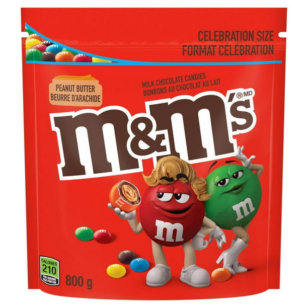 Bonbons chocolat au lait et cacahuètes M&M'S PEANUT : les 5
