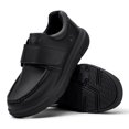 thumbnail image 2 of FitVille Zapatos de cuero de ajuste ancho para hombres Zapatos para caminar para diabéticos Zapatos Oxford Zapato de negocios formal Cómodo uso todo el día, 2 of 5
