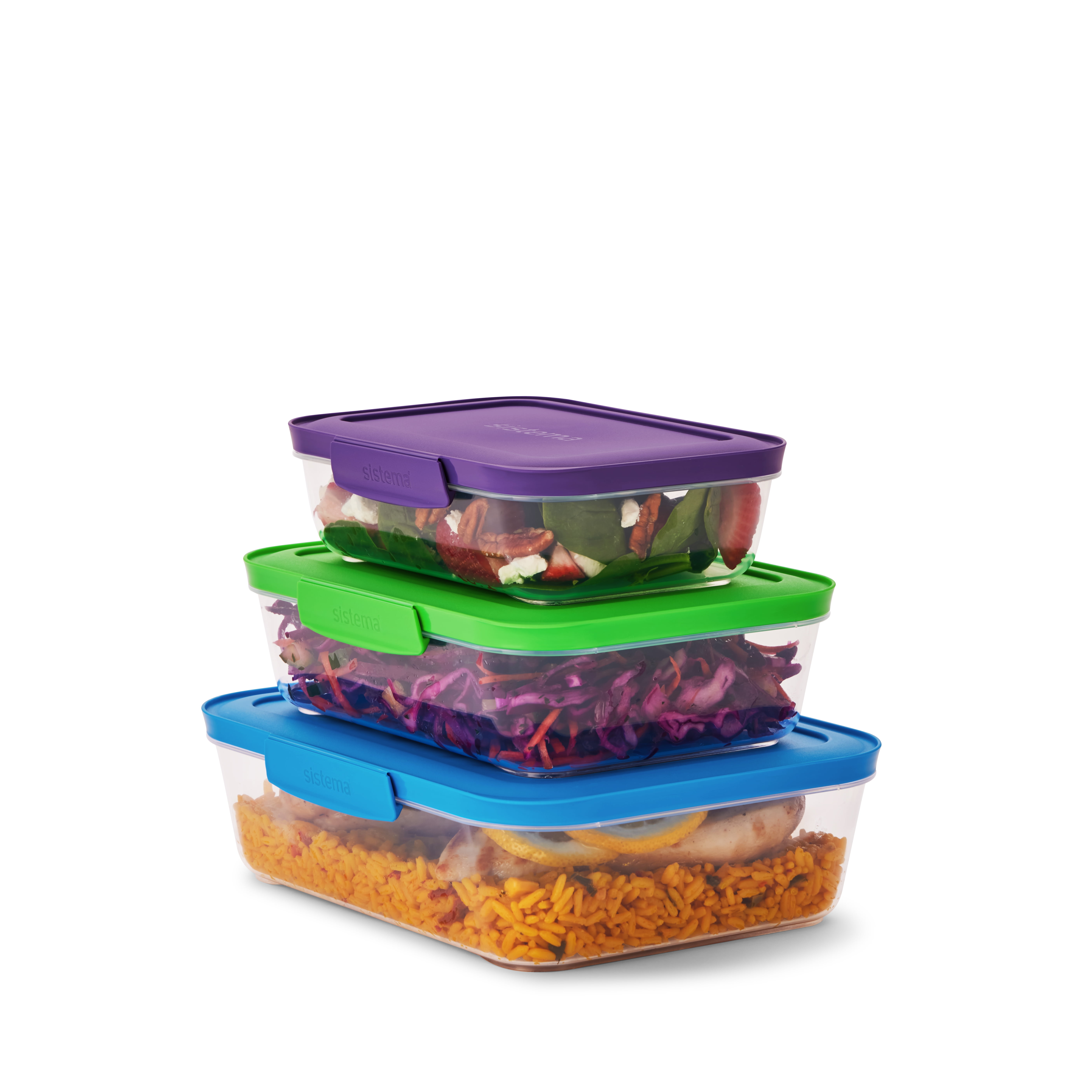 EUC Tupperware Nesting Storage Containers Set of 3 Rectangular Lids included