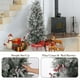 thumbnail image 3 of Yeshouse Árbol de Navidad de 3 pies preencendido de fibra óptica de Navidad - 78 luces LED cálide de 8 modos, funciona con batería con Base de trine., 3 of 9