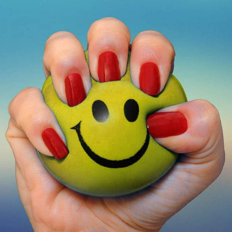 Pressing smiley on sale ball