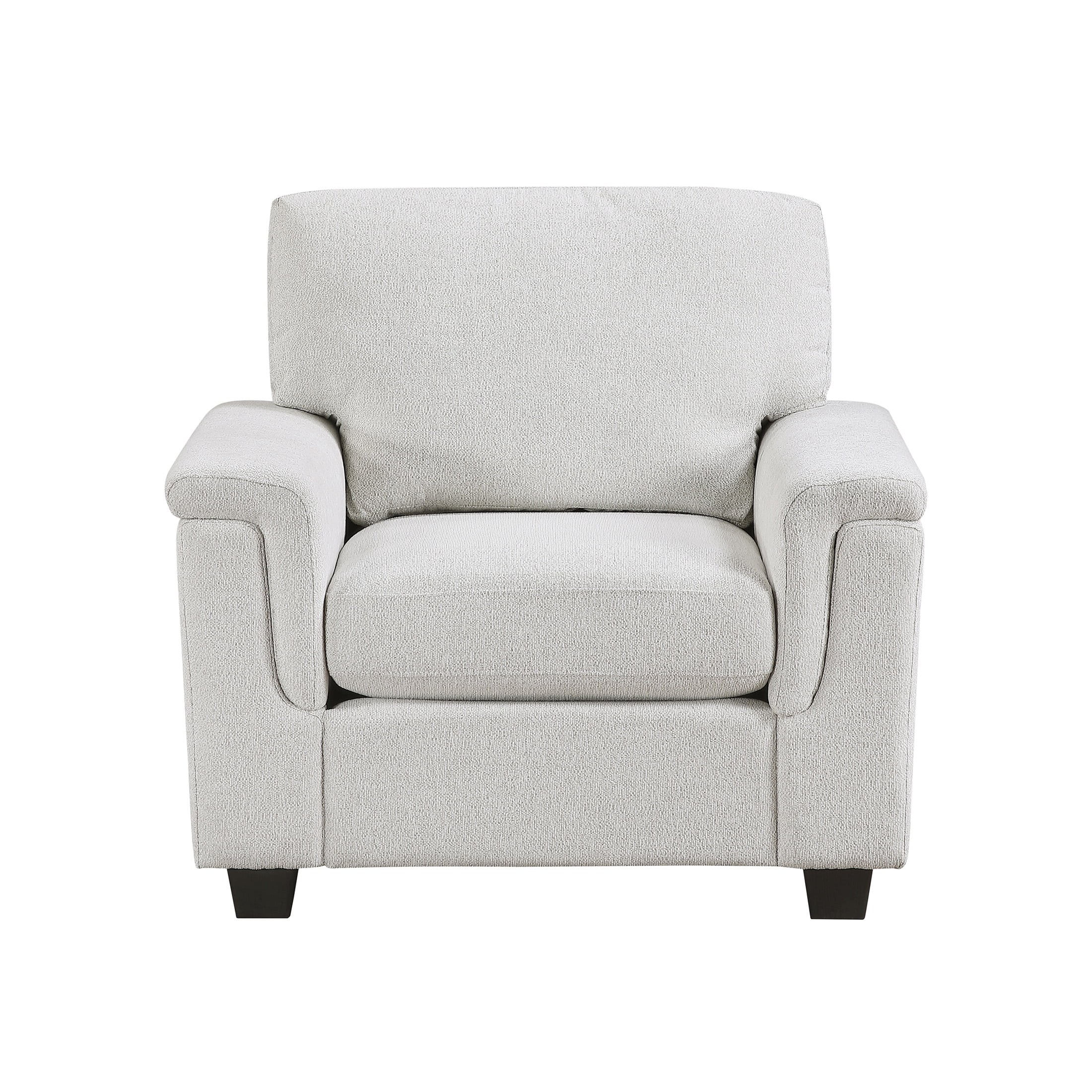 OakvillePark Sylvanora Contemporary Chenille Living Room Chair, Beige