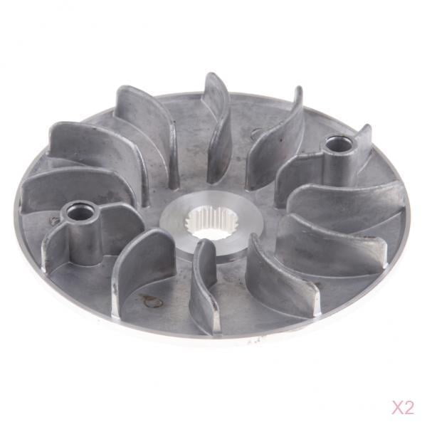 Ventidor de Cara Variador 2x para GY6 125cc 150cc Motor Scooter Ciclomotor Go SM SunniMix Ventilador frontal de variador