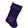 thumbnail image 3 of Christmas Stocking Rhinestone, "Believe", 3 of 5