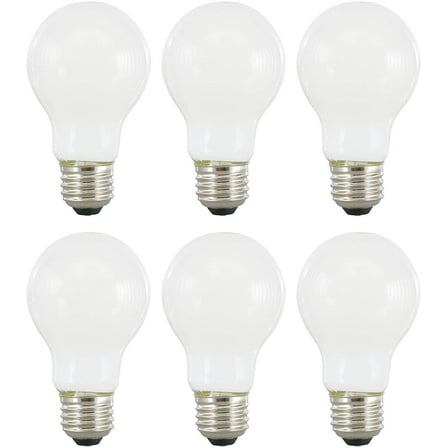Sylvania 40W A19 TruWave LED Light Bulb, 13 yr, Daylight, Dimmable, 6 pack