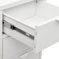 thumbnail image 6 of vidaXL Sideboard Side Table for Living Room Bedroom Steel and Tempered Glass, 6 of 7