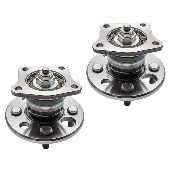 Rear Wheel Hub Assembly Set - Compatible with 1998 - 2002 Chevy Prizm 1999 2000 2001