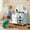 Blue, variant on LAZY BUDDY Play Kitchen for Kids, Wooden Toy Kitchen Pretend Play Set for Toddlers with Sink, Stove, Clicking Knobs