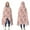 Pink Cow Happy, variant on Wearable Blanket,White Cow Strawberry Pattern Hooded Wearable Flannel Blanket for Adults & Teens,Winter Poncho Shawl Wrap Cape Cozy Anti-Pill,60"x80"