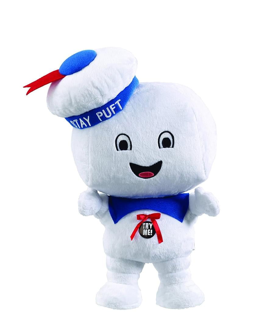 Ghostbusters Happy Stay Puft Marshmallow Man 15" Talking Plush