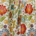 thumbnail image 5 of Global Trends Amanda Floral Curtain Panel, Set of 2, 84-inch L, White, 5 of 5