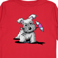 thumbnail image 4 of Inktastic Schnauzer With Heart Boys or Girls Long Sleeve Toddler T-Shirt, 4 of 5