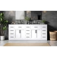 thumbnail image 2 of Elegant Kitchen and Bath Alden 84 inch Double Bathroom Vanity in White, 2 of 10