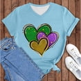 thumbnail image 2 of JJHGVB Carnival Costume Tops Casual Tee Tops Casual Blouses Pullover Sweatshirts for Women Sequin Tops for Women Casual Tee Pullover Tops Purple 4XL, 2 of 5