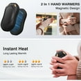 thumbnail image 6 of Hand Warmers Rechargeable 2 Pack–Magnetic Heating, 3 Heat Settings, Portable Pocket Warmers for Raynauds, Hunting, Golf, Winter Camping, 6 of 9