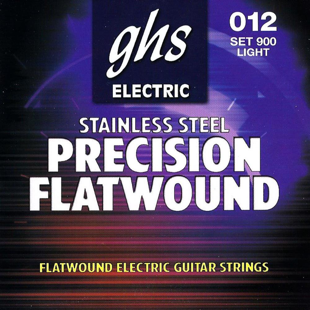 900 Precision Flats, Stainless Steel Flat Wound Electric Guitar Strings