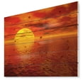 thumbnail image 1 of Design Art - Sun Falling to Yellow Ocean, 1 of 5