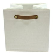 Better Homes & Gardens Collapsible Fabric Cube Storage Bin, Vanilla