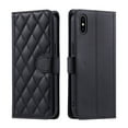thumbnail image 2 of TECH CIRCLE For iPhone XS/X Case Wallet for Women Girl,Luxury PU Leather Crossbody Wristlet Strap Kickstand Slim Card Holder Slots Wallet Case for Apple iPhone XS/X 5.8",Black, 2 of 7
