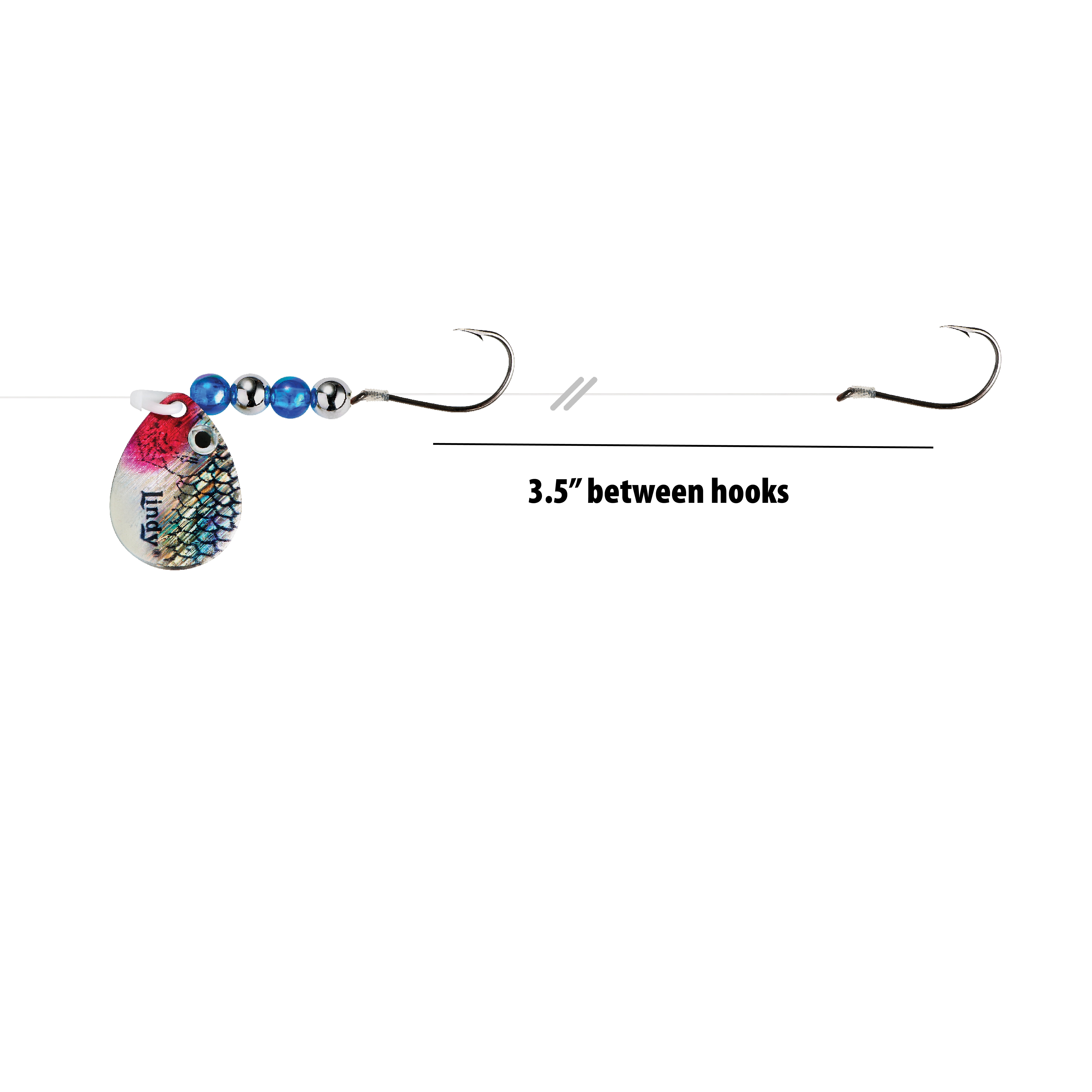 Lindy Crawler Harness Colorado Blade Shad 72"