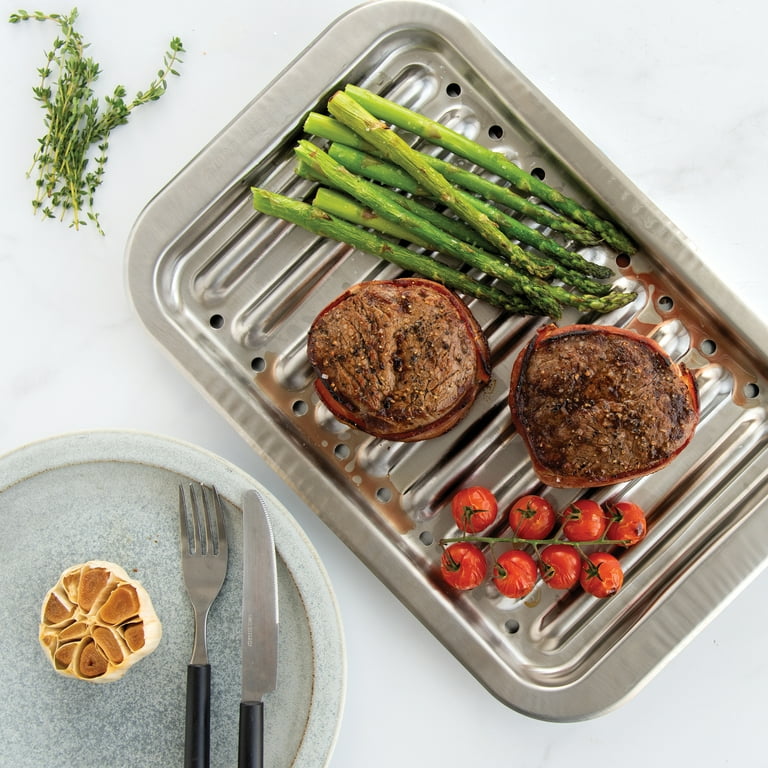 Nordic Ware Naturals 2-Piece Broil and Grill Baking Pan Set photo 8
