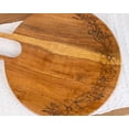 thumbnail image 3 of Wildflower Engraved Acacia Wood Serving Board, 3 of 4