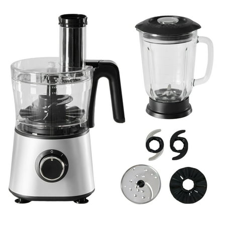 Alvantor 300W Food Processor with 8 Attachments and 1.5L Glass Jar