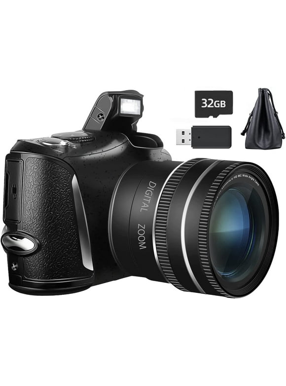 Digital Camera 4K Video Camera Camcorder Ultra HD 48MP YouTube Vlogging Camera with Wide Angle Lens 16X Digital Zoom 3.0" Screen