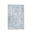 thumbnail image 3 of Transitional Distressed Oriental Medallion Indoor Power-Loomed Area Rug, 3' 6" x 5' 6", Charcoal by Blue Nile Mills, 3 of 8
