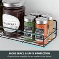 thumbnail image 3 of Organizador de Especias para Montar en Pared Moforoco 6 Piezas Negro, 3 of 6