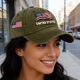 thumbnail image 3 of WKSCLPAI 250 Anniversary Usa Hat 1776-2026 Star Flag Printed Patriotic Hat 250 Year American Anniversary Hat Adjustable Baseball Cap for Men Women, 3 of 9